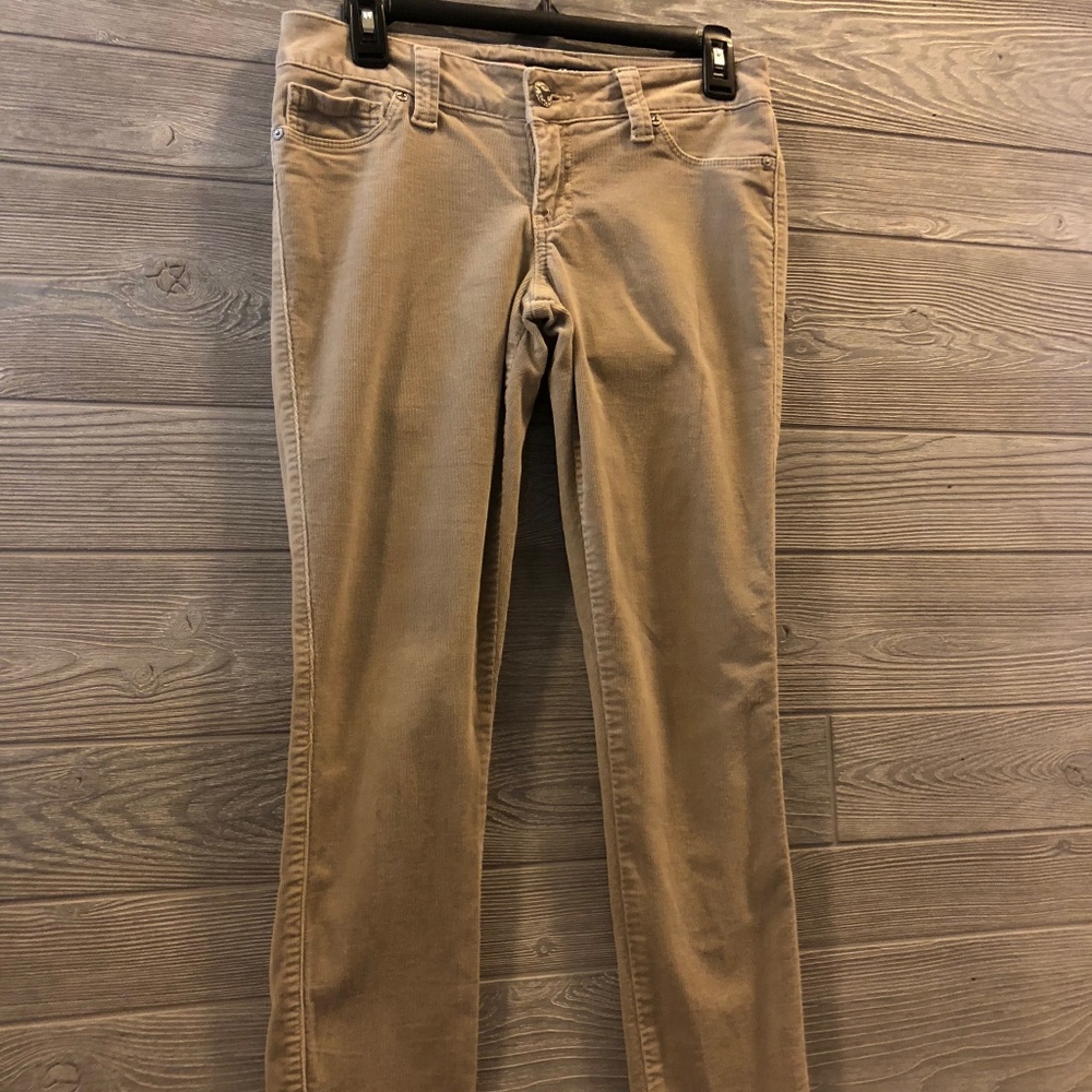 Grane Khaki Corduroy Skinny Pants